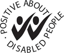 two ticks logo - positive about disabed people
